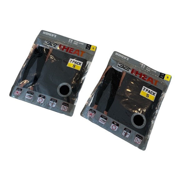 32 Degrees Black Moisture Wick Quick Dry Base Layer Pull On Pant Size SNIB 2pack - Picture 12 of 16